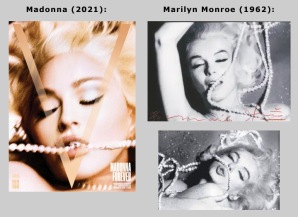 Madonna Ripping off Marilyn Monroe's 1962 Photoshoot